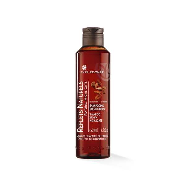 Shampooing reflets bruns. Cheveux bruns. Au Quinquina