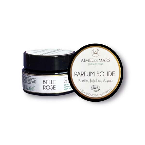 Parfum Solide Naturel Belle Rose